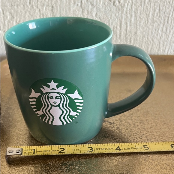 #1449: Starbucks Green Ceramic Mug 11 Fl oz /325 ml 2024 - Picture 5 of 5